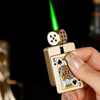 Dice & Cards Rotating Jet Lighter