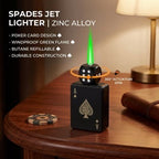 Dice & Cards Rotating Jet Lighter