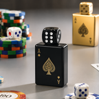 Dice & Cards Rotating Jet Lighter